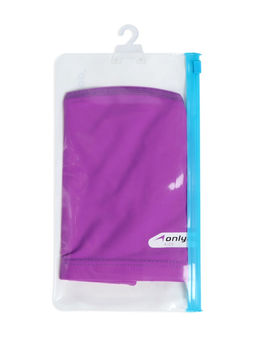 Шапочка для плавания детская ONLYTOP SWIM, тканевая, обхват 46-52 см, цвет фиолетовый