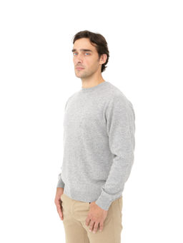 Джемпер из шерсти 12M02004 серый