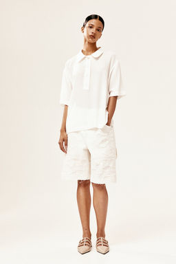Polo en crepe transparente - H&m фото 2