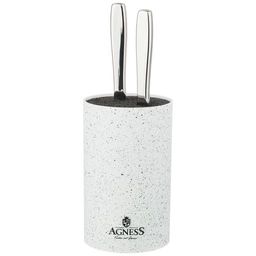 Подставка для ножей Agness Арктик универсальная 11 × 18 см  фото 3