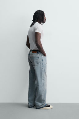JEANS LOOSE FIT / Azul claro - Zara фото 4