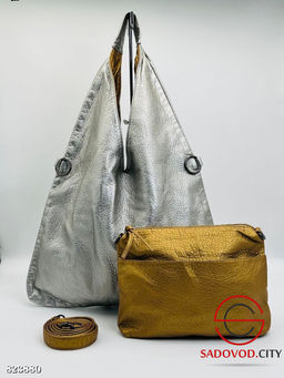 Женская сумка из вареной кожи