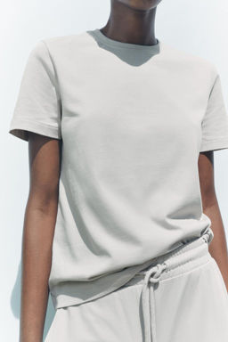HEAVY COTTON T-SHIRT - Zara фото 6