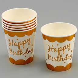 Набор для праздника С днём рождения, золотые звёзды - Страна карнавалия фото 2