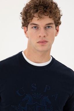 Erkek Lacivert Sweatshirt