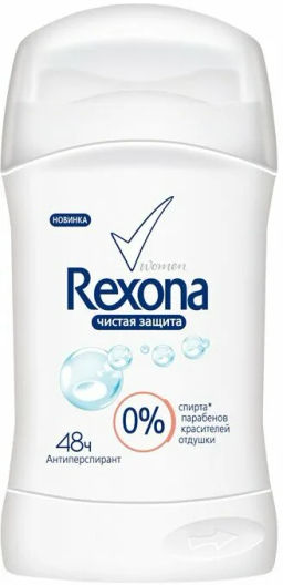 РЕКСОНА део-стик жен Б/запаха (чистая защита) 40мл