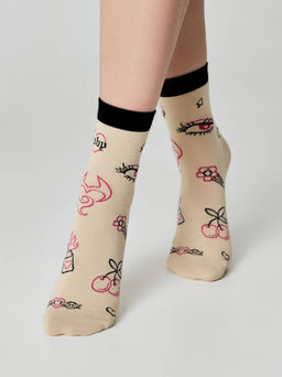 CONTE HAPPY Носки женские сиреневый 17С-21СП рис. 606 - Conte elegant фото 14