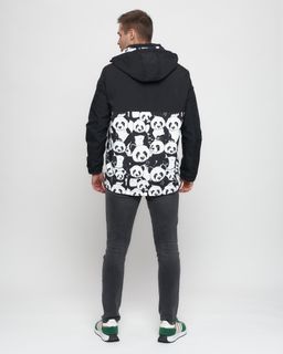 Куртка-анорак спортивная мужская белого цвета 88629Bl