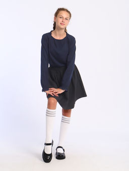 Лонгслив Анечка серо-голубой Ладошки  фото 44