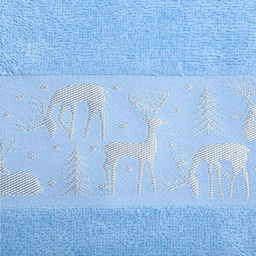 Полотенце новогоднее махровое Этель. Олени, 30?60 см, хлопок 100%