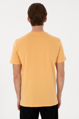 Erkek Regular Fit Bisiklet Yaka Turuncu Basic Ti__rt Sepette S_rpriz _ndirim - U.s. polo assn фото 5