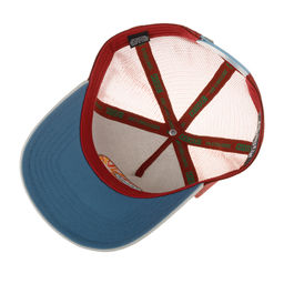 Бейсболка COASTAL арт. HFT Stupid Wave (серый / белый / бордовый) фото 3