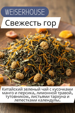 Свежесть гор . Зеленый Ароматизированный WEISERHOUSE