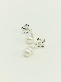 Серьги с искусственным жемчугом ZR2605060303-7 / Zarina