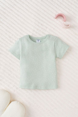 CROCKID СТОК! Фуфайка. Цвет: горошки на дымчатом нефрите