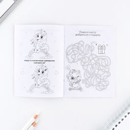 Подарочный набор, блокнот А6, карандаши (2 шт.) и восковые мелки (4 шт.) Цвети этой весной - Artfox фото 6