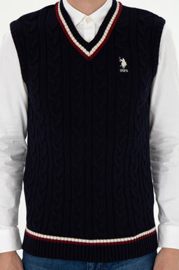 Мужской темно-синий свитер Неожиданная скидка в корзине - U.s. polo assn фото 6