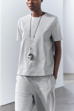 HEAVY COTTON T-SHIRT - Zara фото 44