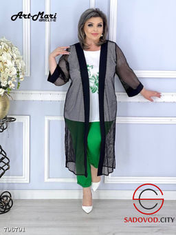 Костюм тройка Идеалвключает майку, брюки и накидку