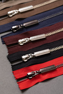 Молния Металл оксид (черный никель) GM-751 однозамковая 45 см Тип 5 10 шт разъёмная Gamma