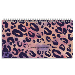 Еженедельник недатированный арт. 68090 РОЗОВЫЕ ЛЕОПАРД