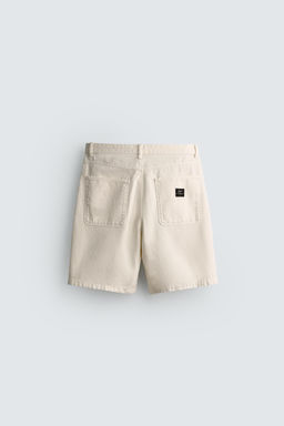 BERMUDA STRAIGHT FIT BOLSILLOS / Blanco - Zara фото 8