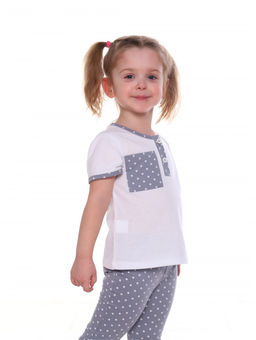 №170 Пижама детская (Серый_горох) - Итос-плюс фото 4