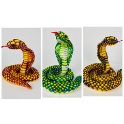 Мягкая игрушка змея - Кобра 20 см