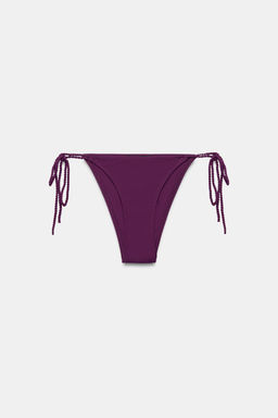 BRAGUITA BIKINI TIRAS LAZADA / Berenjena - Zara фото 4
