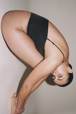 BODY TIRANTES CON POLIAMIDA / Negro - Zara фото 5