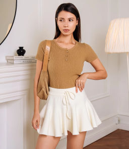 Юбка #КТ3302 (4), кремовый