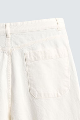 PANTAL?N CARPINTERO RELAXED FIT / Blanco roto - Zara фото 10