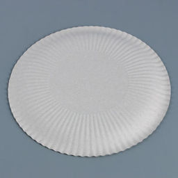Цена за 100 шт. Тарелка одноразовая бумажная «Белая», d=22.5 см (± 1 см), картон