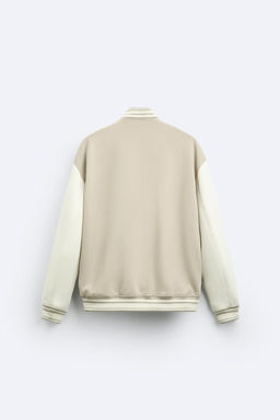 BOMBER JACKET WITH CONTRAST PATCHES - Zara фото 7