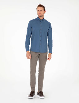 _ndigo Regular Fit Uzun Kollu G_mlek - Pierre cardin фото 4