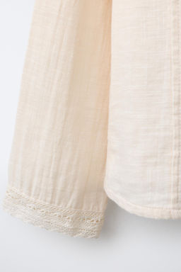 EMBROIDERED AND BEADED SHIRT - Zara фото 4