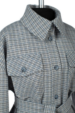 Пальто женское демисезонное (пояс) - El podio фото 9