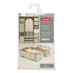 Набор органайзеров для белья, 2 шт., без крышки, 32*16*10 см, BOHO, шт - Valiant фото 5