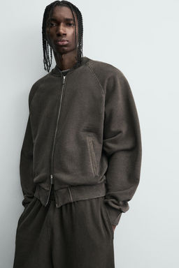 WASHED BOMBER JACKET - Zara фото 6