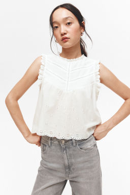 Top con ribetes de volantes - H&m фото 6