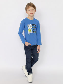 CRB wear/CSKB 63767-42-391 Джемпер для мальчика,синий/Ex.Cherubino  фото 3