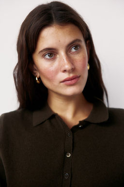 Polo en mezcla de lana