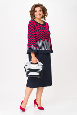 Костюм Aira Style 24126 Малоново синий