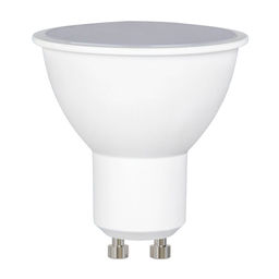 LED-JCDR-10W/WW/GU10/NR Лампа светодиодная. Форма "JCDR", матовая. Серия Norma. Теплый белый свет (3000K). Картон. ТМ Volpe