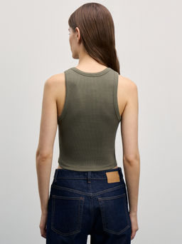 Укороченный топ с вышивкой / Zarina фото 5