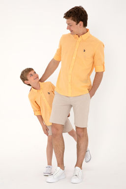 Erkek Turuncu Uzun Kollu Basic G_mlek Sepette S_rpriz _ndirim - U.s. polo assn фото 8