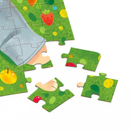 Цена за 4 шт. Пазл «Зайчонок», 54 элемента