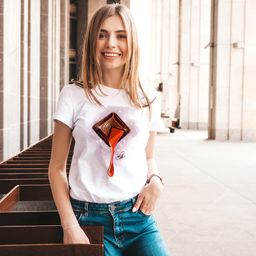 Эксклюзивная футболка Yana Pletneva упаковка плотный Zip пакет!