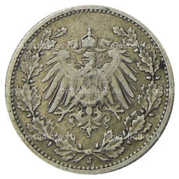 1/2 марки 1905 года J Германия