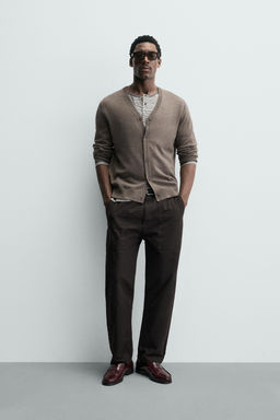 100% WOOL CARDIGAN - Zara фото 9